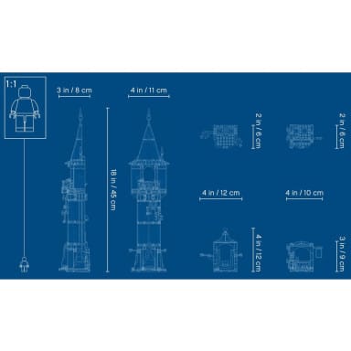 LEGO 43187 Disney Wieża Roszpunki – zdjęcie