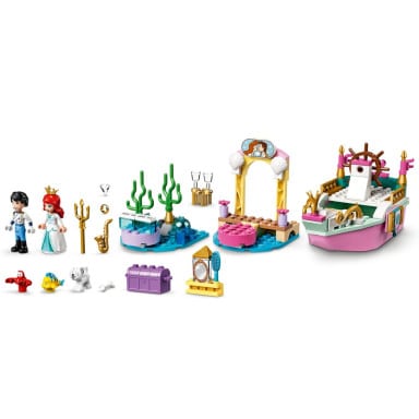 LEGO 43191 Disney Świąteczna łódź Arielki – zdjęcie