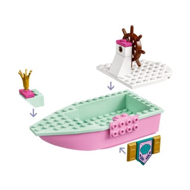 LEGO 43191 Disney Świąteczna łódź Arielki – zdjęcie