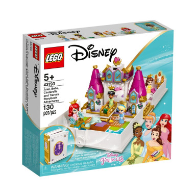LEGO 43193 Disney Książka z przygodami Arielki, Belli, Kopciuszka i Tiany – zdjęcie