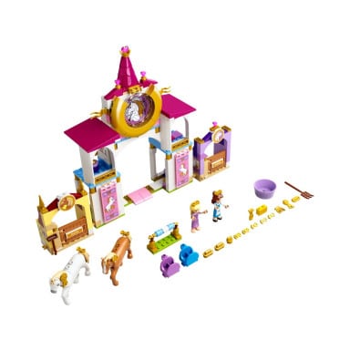 LEGO 43195 Disney Królewskie stajnie Belli i Roszpunki – zdjęcie