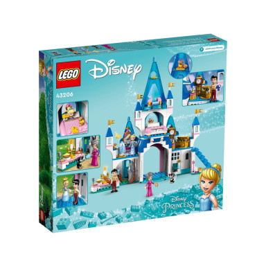 LEGO 43206 Disney Zamek Kopciuszka i księcia z bajki – zdjęcie
