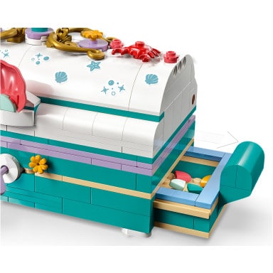 LEGO 43229 Disney Skrzynia ze skarbami Arielki – zdjęcie