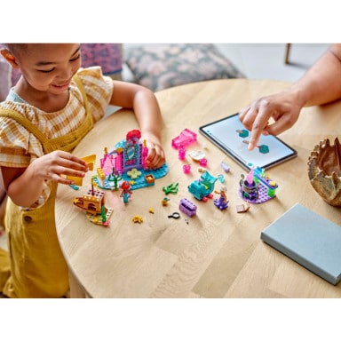 LEGO 43254 Disney Kryształowa grota Arielki – zdjęcie