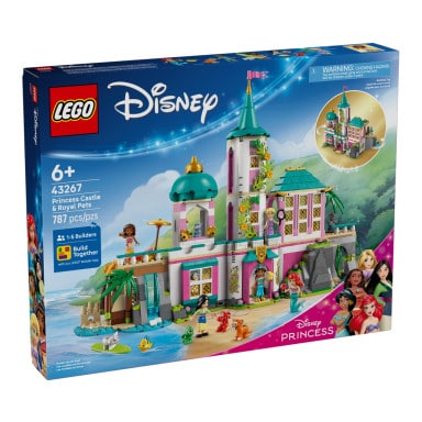 LEGO 43267 Disney Zamek księżniczek i królewskie zwierzaki – zdjęcie