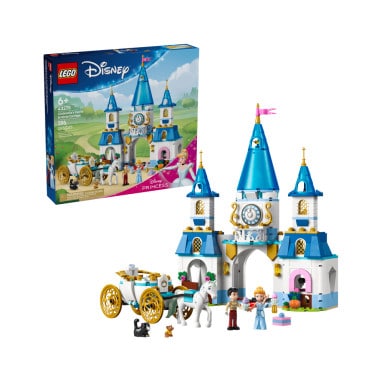 LEGO 43275 Disney Zamek Kopciuszka i kareta – zdjęcie