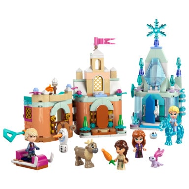 LEGO 43278 Disney Miniaturowy zamek w Arendelle i lodowy pałac Elzy – zdjęcie