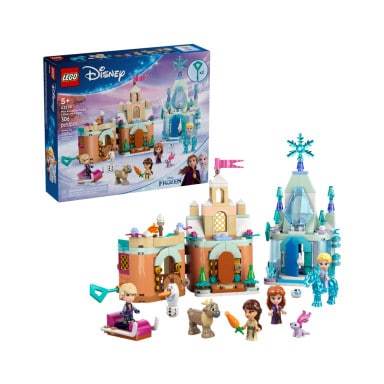 LEGO 43278 Disney Miniaturowy zamek w Arendelle i lodowy pałac Elzy – zdjęcie