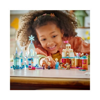 LEGO 43278 Disney Miniaturowy zamek w Arendelle i lodowy pałac Elzy – zdjęcie