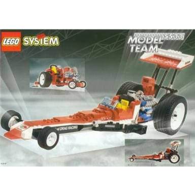 LEGO 5533 Wyścigowiec „Dragster” na superpaliwo – zdjęcie