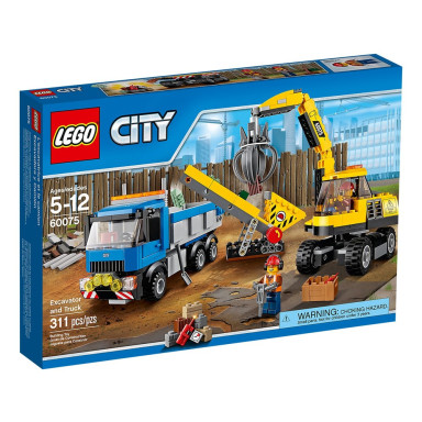 LEGO 60075 City Koparka i ciężarówka – zdjęcie