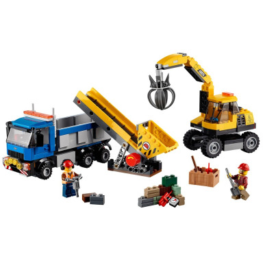 LEGO 60075 City Koparka i ciężarówka – zdjęcie