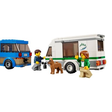 LEGO 60117 City Van z przyczepą kampingową – zdjęcie