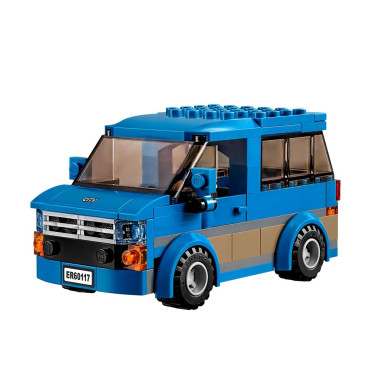 LEGO 60117 City Van z przyczepą kampingową – zdjęcie