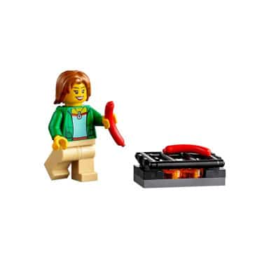 LEGO 60117 City Van z przyczepą kampingową – zdjęcie