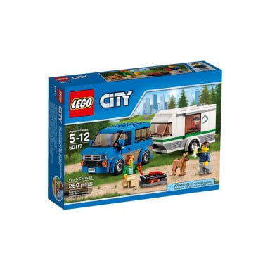 LEGO 60117 City Van z przyczepą kampingową – zdjęcie