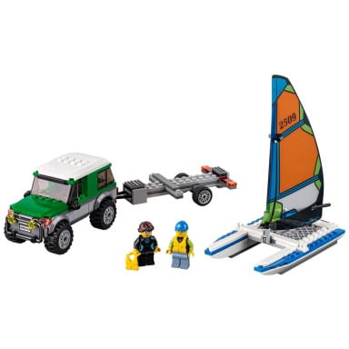 LEGO 60149 City Terenówka 4×4 z katamaranem – zdjęcie