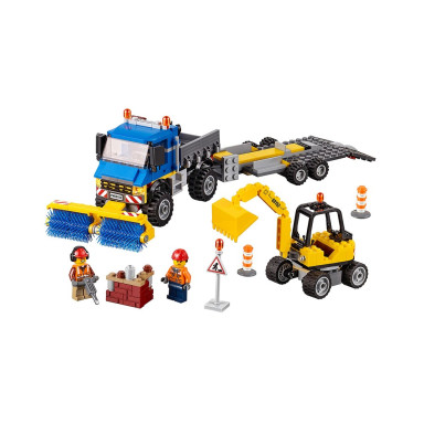 LEGO 60152 City Zamiatacz ulic i koparka – zdjęcie