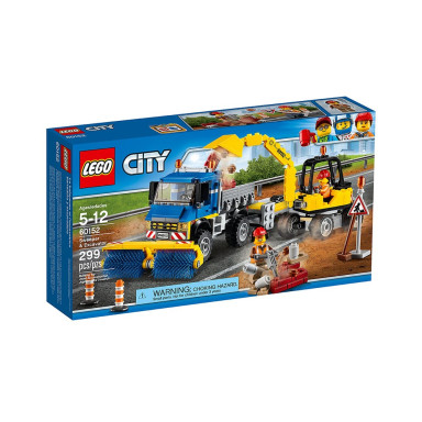 LEGO 60152 City Zamiatacz ulic i koparka – zdjęcie