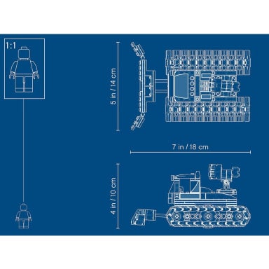 LEGO 60222 City Pług gąsienicowy – zdjęcie