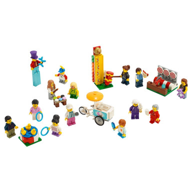 LEGO 60234 City Wesołe miasteczko – zestaw minifigurek – zdjęcie