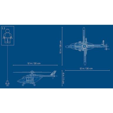 LEGO 60243 City Pościg helikopterem policyjnym – zdjęcie