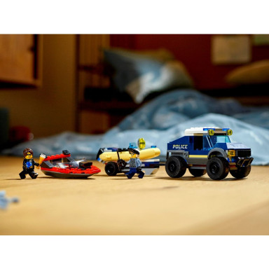 LEGO 60272 City Transport łodzi policji specjalnej – zdjęcie