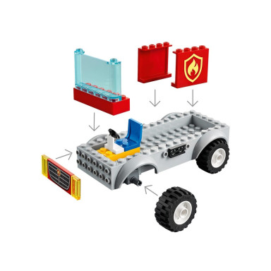 LEGO 60280 City Wóz strażacki z drabiną – zdjęcie