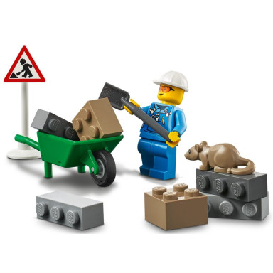 LEGO 60284 City Pojazd do robót drogowych – zdjęcie