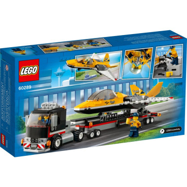 LEGO 60289 City Transporter odrzutowca pokazowego – zdjęcie