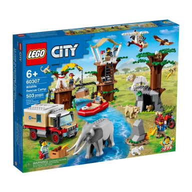 LEGO 60307 City Obóz ratowników dzikich zwierząt – zdjęcie