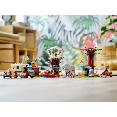 LEGO 60307 City Obóz ratowników dzikich zwierząt – zdjęcie
