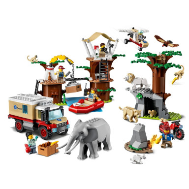 LEGO 60307 City Obóz ratowników dzikich zwierząt – zdjęcie