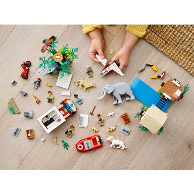 LEGO 60307 City Obóz ratowników dzikich zwierząt – zdjęcie