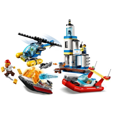 LEGO 60308 City Akcja nadmorskiej policji i strażaków – zdjęcie