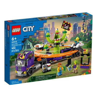 LEGO 60313 City Ciężarówka z kosmiczną karuzelą – zdjęcie