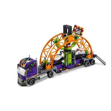 LEGO 60313 City Ciężarówka z kosmiczną karuzelą – zdjęcie