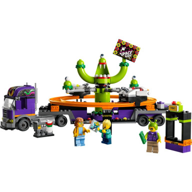 LEGO 60313 City Ciężarówka z kosmiczną karuzelą – zdjęcie