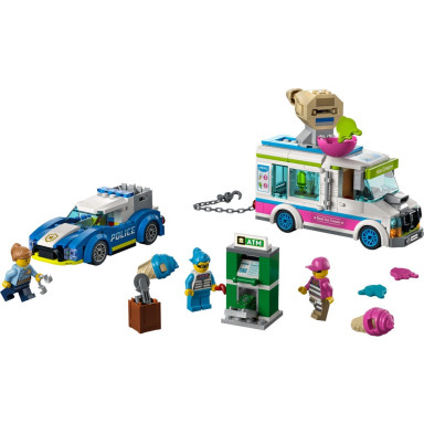 LEGO 60314 City Policyjny pościg za furgonetką z lodami – zdjęcie