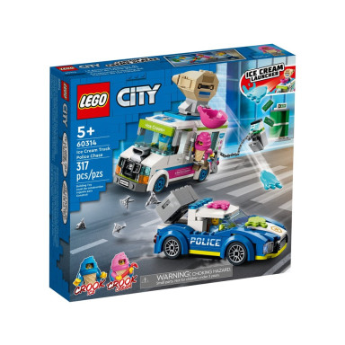 LEGO 60314 City Policyjny pościg za furgonetką z lodami – zdjęcie