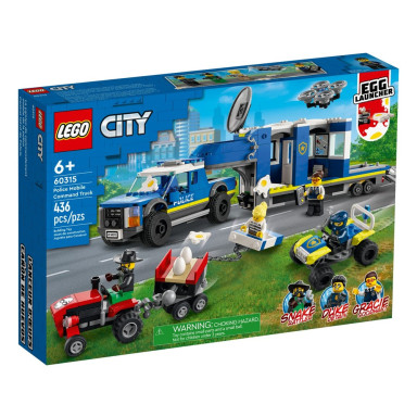LEGO 60315 City Mobilne centrum dowodzenia policji – zdjęcie