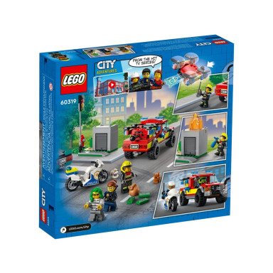 LEGO 60319 City Akcja strażacka i policyjny pościg – zdjęcie