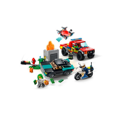 LEGO 60319 City Akcja strażacka i policyjny pościg – zdjęcie