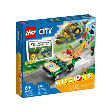 LEGO 60353 City Misje ratowania dzikich zwierząt – zdjęcie