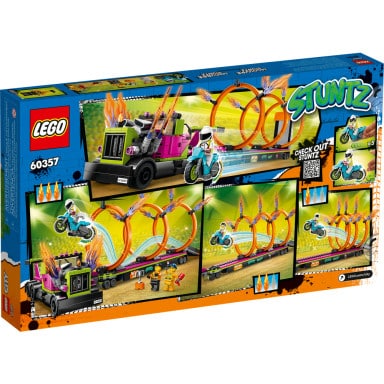 LEGO 60357 City Wyzwanie kaskaderskie — ciężarówka i ogniste obręcze – zdjęcie