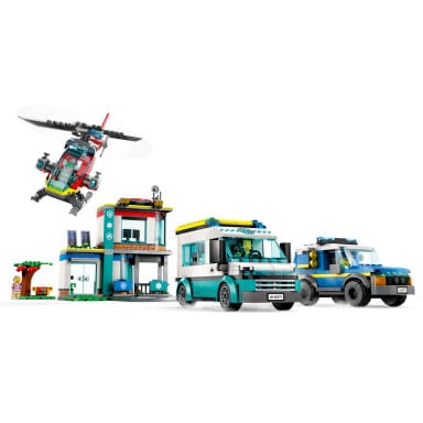LEGO 60371 City Parking dla pojazdów uprzywilejowanych – zdjęcie