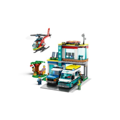 LEGO 60371 City Parking dla pojazdów uprzywilejowanych – zdjęcie