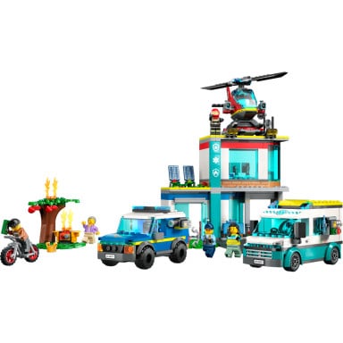 LEGO 60371 City Parking dla pojazdów uprzywilejowanych – zdjęcie