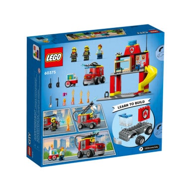 LEGO 60375 City Remiza strażacka i wóz strażacki – zdjęcie