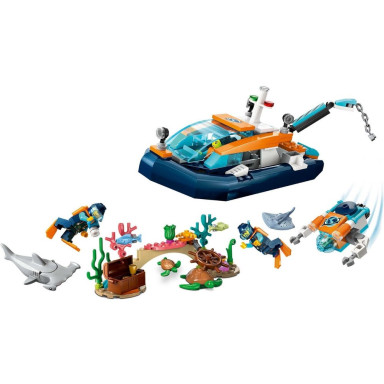 LEGO 60377 City Łódź do nurkowania badacza – zdjęcie
